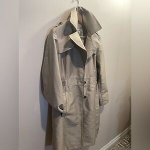 Kenneth Cole New York Tan Trench Coat